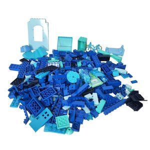Lego Blue Lego Lot Parts & Pieces BULK LOT bricks blocks